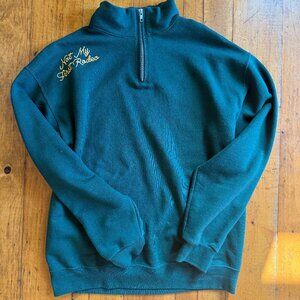 Stevenson Ranch Not My First Rodeo 1/4 Zip Fleece Green Size L